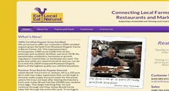 Desktop Screenshot of eatlocaleatnatural.com